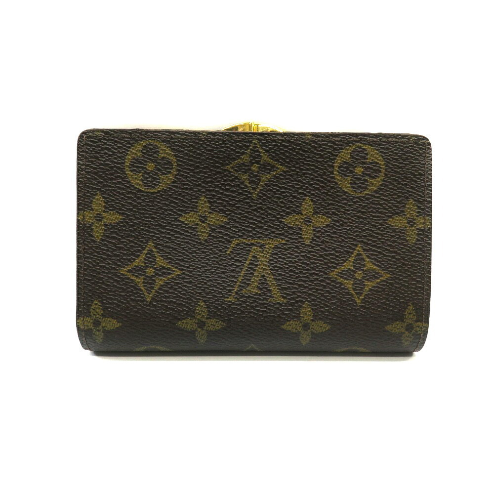 Louis Vuitton Brown fold Bifold Bi Wallet Compact Porte
